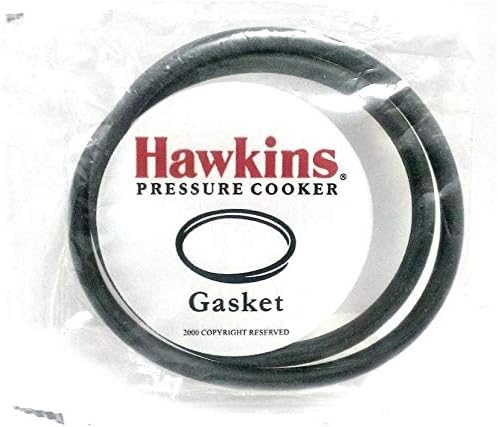 HAWKINS Rubber Gasket Sealing Ring for 2-4 L Pressure Cookers (Black) - Set of 2